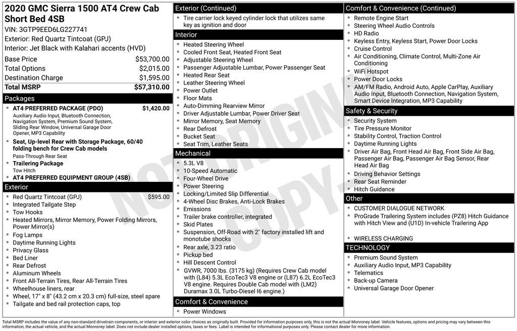 gmc sierra 1500 2020 3GTP9EED6LG227741 image gmc sierra 1500 2020 3GTP9EED6LG227741 image